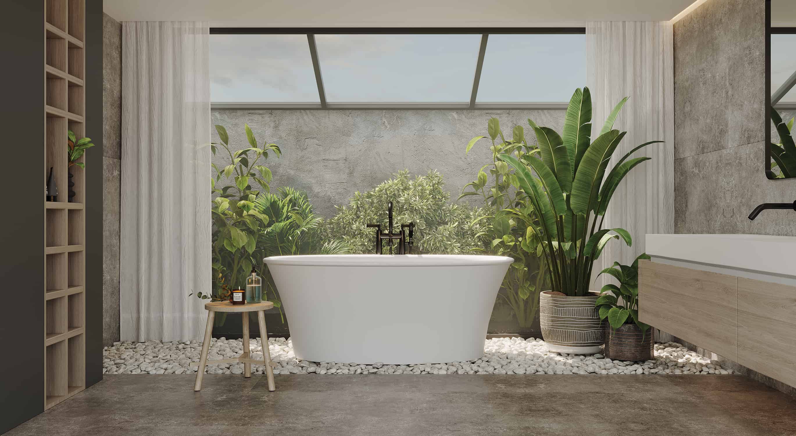 4 Nature-Inspired Bathroom Decor Tips