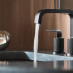 Moen Cambium bath faucet with fluted details